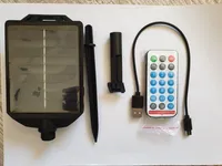 Solarpanel mit Fernbedienung Timer USB aufladbar für LED Lichterketten Strombetrieben