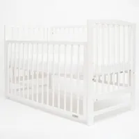 Łóżeczko New Baby LILLY ze zdejmowaną ścianką boczną białe