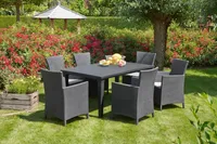 Nejlepší volnočasový nábytek Jídelní křeslo Napoli graphite/light grey, 13510050