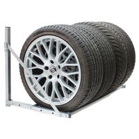 Reifenwandhalterung ausziehbar für 4 Räder Traglast 136 kg