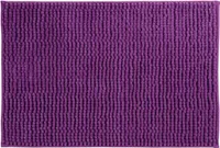 MSV Badteppich Badvorleger Duschvorleger Chenille Hochflor Badematte 60x90 cm – Lila/Violett