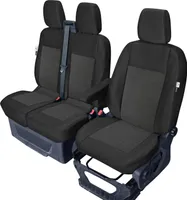 Szyte na miarę pokrowce kompatybilne z Ford Transit Custom od 2012 i od 2018 nowość pokrowce materiałowe