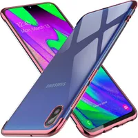 Etui TPU do Samsung Galaxy A10 Silikonowe przezroczyste etui na telefon z kolorowym brandingiem