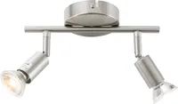 AREBOS LED Deckenlampe 2-flg., Strahler, Deckenleuchte, Leuchte, Beleuchtung, Deckenspot, GU10, drehbar