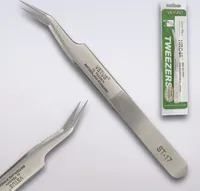 Wimpern Pinzette Wimpernverlängerung Pinzette Vetus ST-17 leicht gebogen