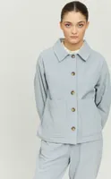 Mazine Damen Übergangsjacke Panola Shacket, Größe:XL, Farben:ice blue