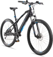 Telefunken E-Bike M924 29 Zoll mit 9 Gang Shimano Kettenschaltung, Mountainbike, Hinterradmotor 250W / 36V Li-Ion Akku
