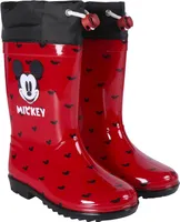 Kinder Gummistiefel Mickey Mouse rot - Größe 22