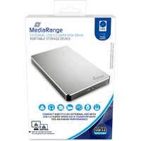MEDIARANGE USB 3.0 HDD 1TB - 1000 GB - 2.5 Zoll - 3.2 Gen 1 (3.1 Gen 1) - 5400 RPM - Silber