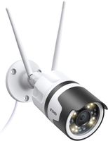 ZOSI 3MP Außen WLAN Überwachungskamera Metall Funk Kamera, Farbnachtsicht, Person Erkennung, Spotlight Sirene Alarm, 2-Wege-Audio