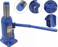 SATRA | Hydraulischer Flaschenwagenheber, 10T, Hydraulischer Wagenheber, Stempelwagenheber