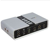 StarTech.com USB Soundbox 7.1 Adapter - externe USB Soundkarte mit SPDIF Didital Audio - USB - 1 x Number of Audio Line Out