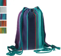 Rucksack Turnbeutel Gym Sack Sporttasche Sportbeutel Beutel Baumwolle Handmade, Farbe:319