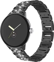 INF Ersatz-Uhrenarmband für Google Pixel Watch Schwarz