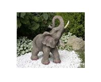 Elefant Elefanten Skulptur Deko Artikel Garten Afrika Wild Tier Figur Objekt
