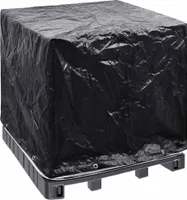 vidaXL Kryt pre IBC nádrž 8 očiek 116x100x120 cm