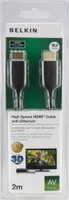 Belkin HDMI High Speed Cable F3Y021bt2M 4K 2 m