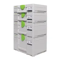 Festool Systainer Set SYS3 M 237 ( 204843 ) + SYS3 M 112 ( 204840 ) + SYS3 M 137 ( 204841 ) + SYS3 M 187 ( 204842 ) Werkzeugkoffer koppelbar