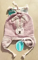 Babymütze Mütze "Häschen" rosa für Kinder von 6 - 12 Monaten