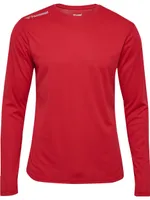 Hummel Run Langarm-t-shirt Rot L Mann Rot L