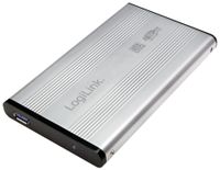LogiLink 2,5" SATA Festplatten Gehäuse USB 3.0 silber