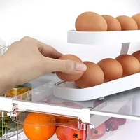 1 Stück Automatisch Rollender Eierhalter, Kühlschrank-eier