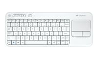 Logitech Wireless Touch Keyboard K400 weiß - 2.4 GHz Wireless Tastatur