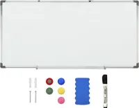 vidaXL Magnetická tabule bílá 110x60 cm Ocel