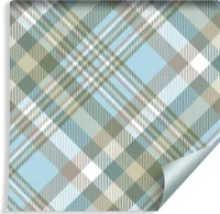 10m VLIES WALLPAPER Roll Geometrické štvorce Lines Chequered Scottish XXL