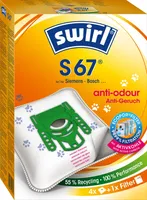 Prachový sáček pro Siemens/Bosch - Sáček do vysavače S 67 Anti-Odour (VE4)