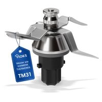 Mixmesser kompatibel mit Thermomix TM31 TM 31 Ersatzmesser Messer für Küchenmaschine