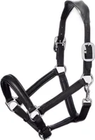 LeMieux Anatomic Headcollar Lederhalfter Black Full