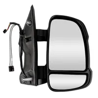 Spiegelgehäuse Gehäuse Außenspiegel Spiegel Ersatz Reparatur + Blinker  Orange Seitenblinker / Für einen Spiegel mit LANGEM ARM LINKS (Armlänge ca.  19cm + 20cm) für Fiat Ducato / Citroen Jumper / Peugeot Boxer