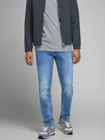 JACK & JONES pánske džínsy slim fit TIM JJ ORIGINAL Straight Legs |