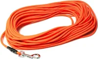 Mystique® Biothane Schleppleine rund 6mm Standard Karabiner neonorange 5m