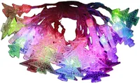HAAC 30er LED Lichterkette Tanne Weihnachtsbaum bunt Farbwechsel 3,8 Meter