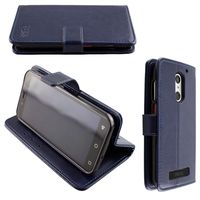 caseroxx Handy Hülle Tasche kompatibel mit PEAQ PSP 400 Bookstyle-Case Wallet Case