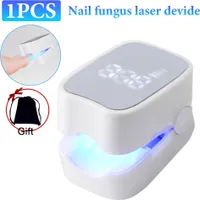 Lichthärtungsgerät Nagelpilz Laserbehandlungsgerät, effektive Lasertherapie für Zehennagel mit Blau Licht+Infrarotlicht