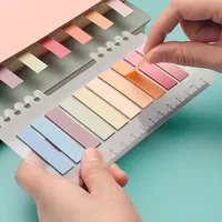 Haftnotizen transparent – ​​200 Stück – Registerreiter – selbstklebend – 10 Farben