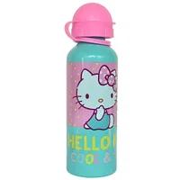 Hello Kitty Alu-Trinkflasche 520 ml Kinder Trinkflasche aus Aluminium Sport-Trinkflasche BPA frei