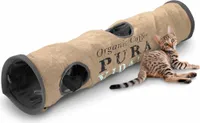 D&D Katzentunnel Pura Vida 25 x 120 cm Braun und Anthrazit 434/436455