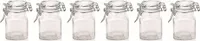 Petit Bügelverschlussglas eckig 100 ml 6er Set