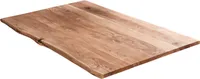 Tischplatte Baumkante Akazie Natur 180 x 90 cm LIAN