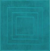 Betz Badvorleger 60x60 cm PALERMO Badematte Badteppich Duschvorleger 100% Baumwolle 680g/m²  Farbe: petrol