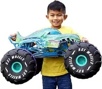 Monster Trucks Ferngesteuertes Auto, Mega-Wrex im Maßstab 1:6, extragroßer Ferngesteuerter Spielzeug-Truck, mehr als 60 cm lang
