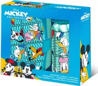 Disney Mickey a priatelia - obedová súprava: box na obed a fľaša na vodu