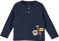 S. Oliver T-Shirt langarm Blue 50/56