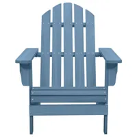 vidaXL Zahradní židle Adirondack z masivního dřeva Fir Blue