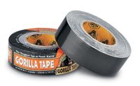 Gorilla Tape Black 25 mm x 9 m, Handy Roll, Klebeband, Extra Stark, Extra Dick, Wetterfest