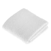 HOMESCAPES Frottee Seiftuch 100% Baumwolle Waschlappen 30x30cm Gästehandtuch – weiß